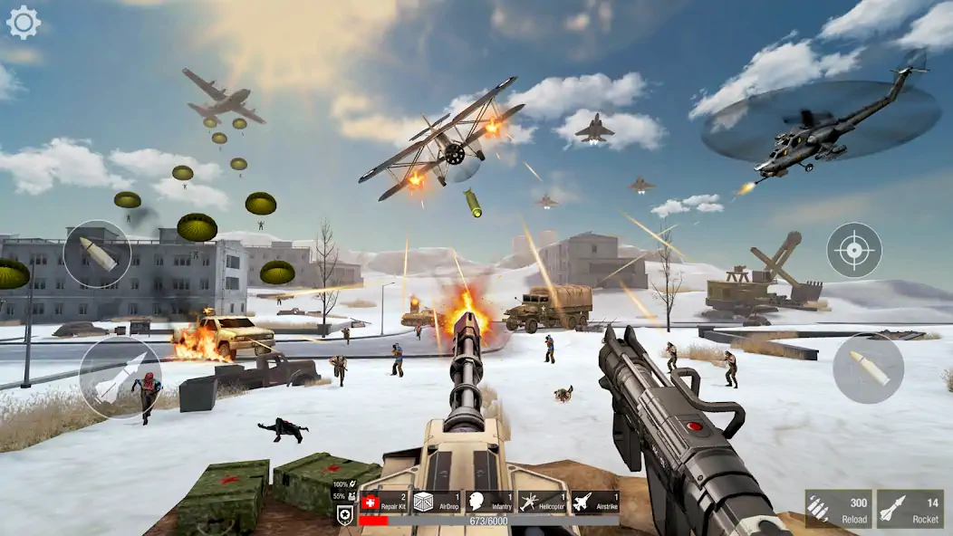 Скачать World War: Fight For Freedom [Взлом Много монет] APK на Андроид