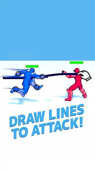 Скачать Draw Action: Freestyle Fight [Взлом Бесконечные монеты] APK на Андроид