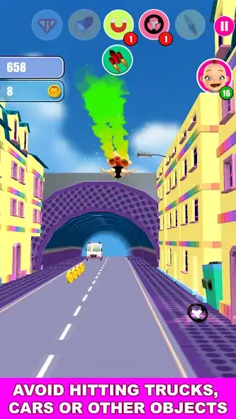 Скачать Детские Run няня побег [Взлом Бесконечные монеты] APK на Андроид