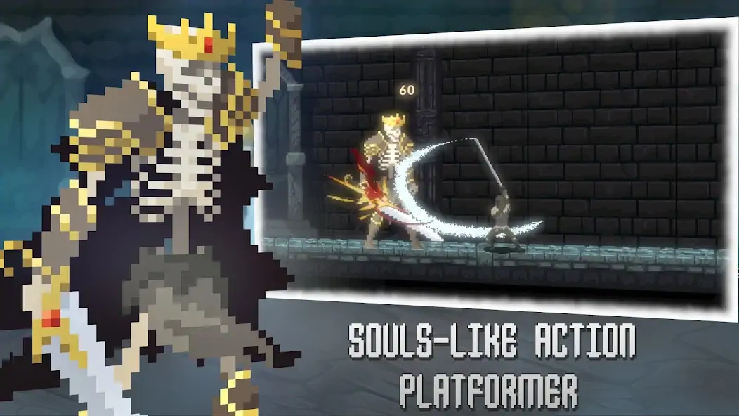 Скачать Deathblaze Action Platformer [Взлом Много денег] APK на Андроид