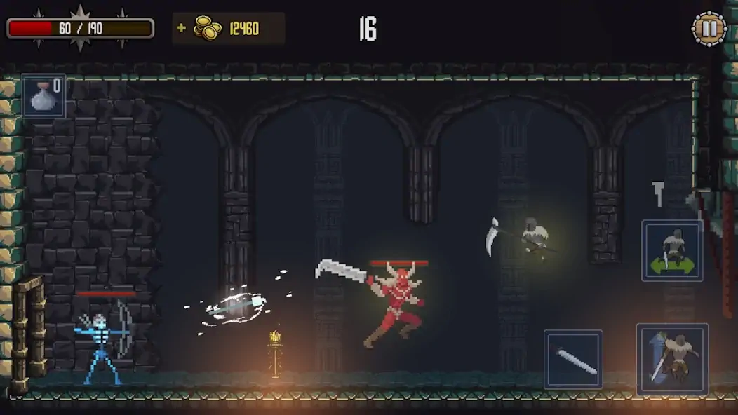 Скачать Deathblaze Action Platformer [Взлом Много денег] APK на Андроид