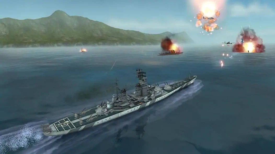 Скачать Морская битва: Мировая война [Взлом Бесконечные деньги] APK на Андроид