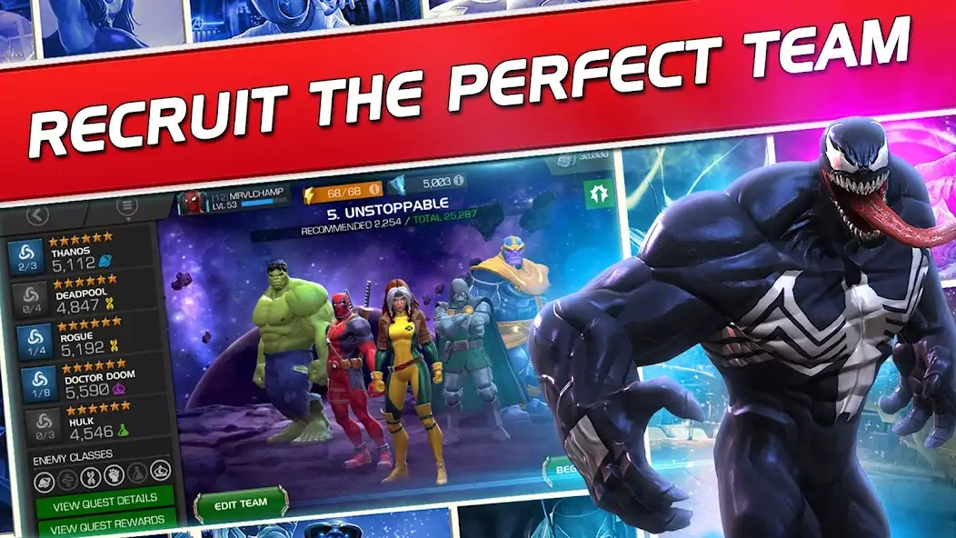 Скачать Marvel Contest of Champions [Взлом Много монет] APK на Андроид