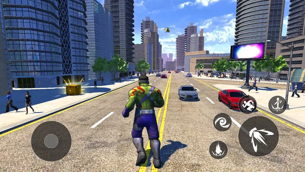 Скачать Super City Heroes:Super Battle [Взлом Бесконечные монеты] APK на Андроид