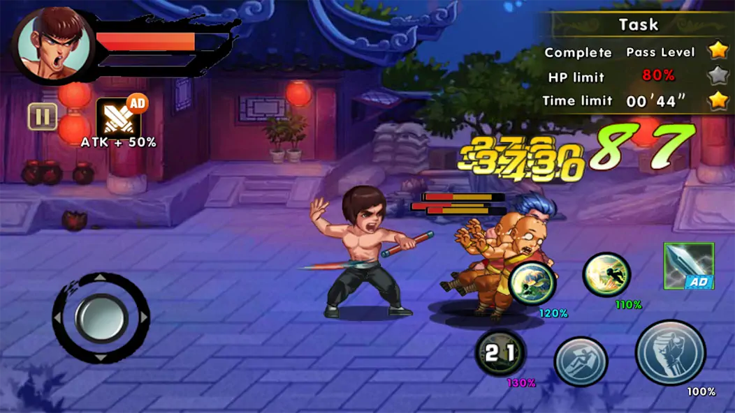 Скачать Kung Fu Attack: Final Fight [Взлом Много монет] APK на Андроид