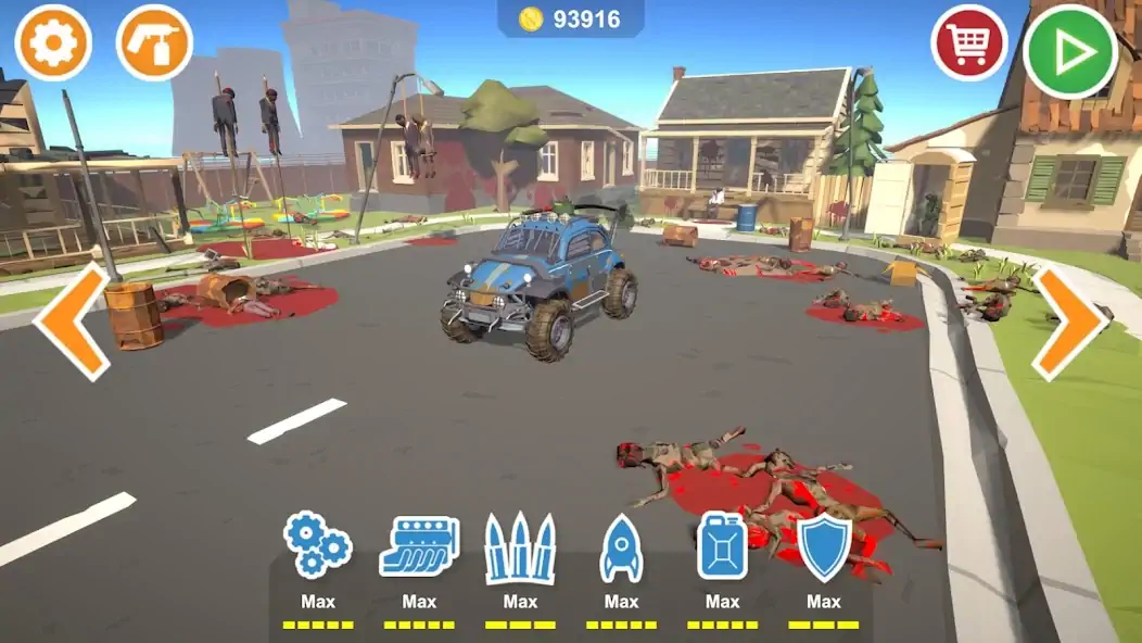 Скачать Zombie Cars: Разбивай Машины [Взлом Бесконечные монеты] APK на Андроид