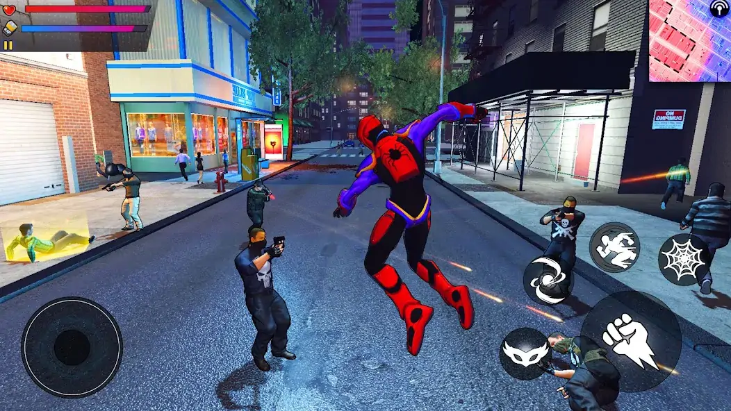 Скачать Spider Hero:Super City Hero [Взлом Много денег] APK на Андроид