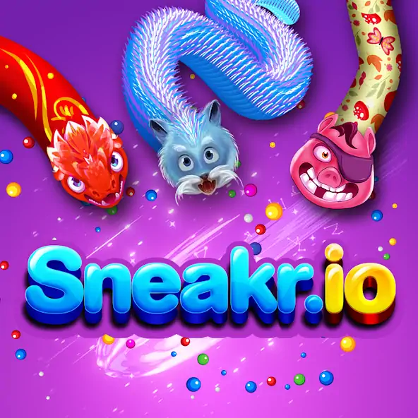 Скачать Sneak.io - Игра про змей [Взлом Бесконечные деньги] APK на Андроид