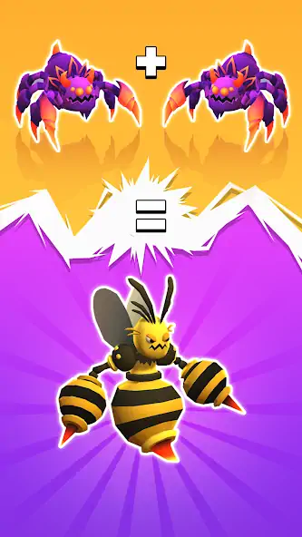 Скачать Merge Run Pocketmon 3D Battle [Взлом Бесконечные деньги] APK на Андроид