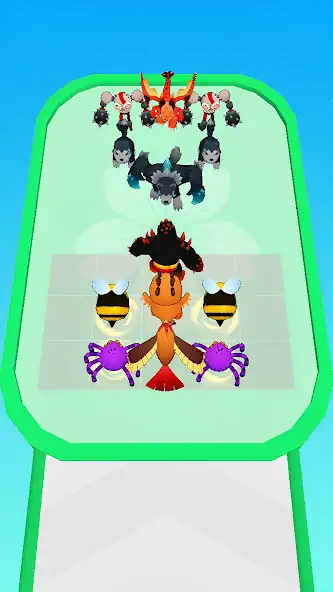 Скачать Merge Run Pocketmon 3D Battle [Взлом Бесконечные деньги] APK на Андроид