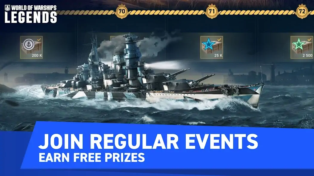 Скачать World of Warships Legends [Взлом Бесконечные деньги] APK на Андроид