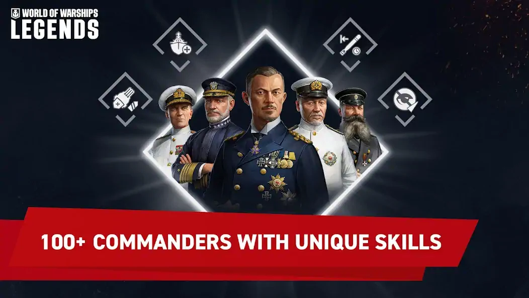 Скачать World of Warships Legends [Взлом Бесконечные деньги] APK на Андроид