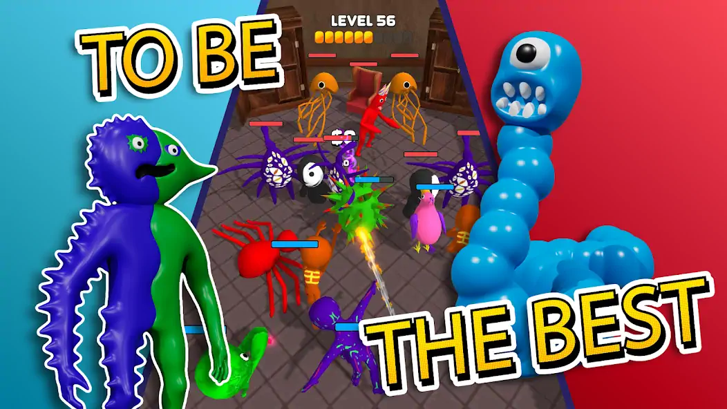 Скачать Bambam Monster Vs 100 Doors [Взлом Много денег] APK на Андроид