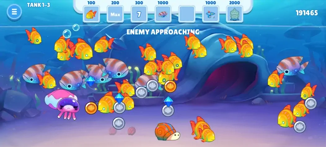 Скачать Aquarium Feeding Fish World [Взлом Много монет] APK на Андроид