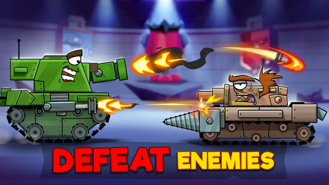 Скачать Tanks Arena io: Игры про танки [Взлом Много монет] APK на Андроид