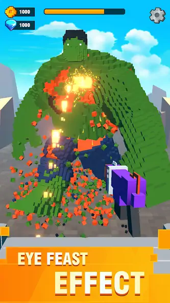 Скачать Pixel Shooting: Craft Demolish [Взлом Бесконечные деньги] APK на Андроид