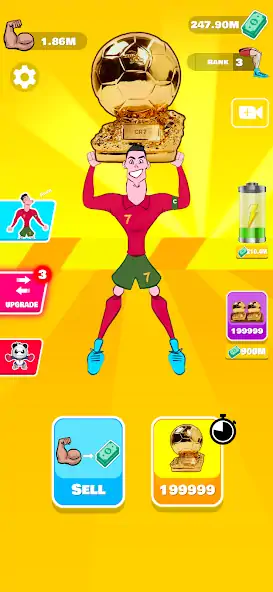 Скачать Training Ronaldo [Взлом Бесконечные монеты] APK на Андроид