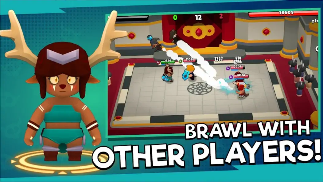 Скачать Hybrid Clash: Crazy Brawl [Взлом Много монет] APK на Андроид