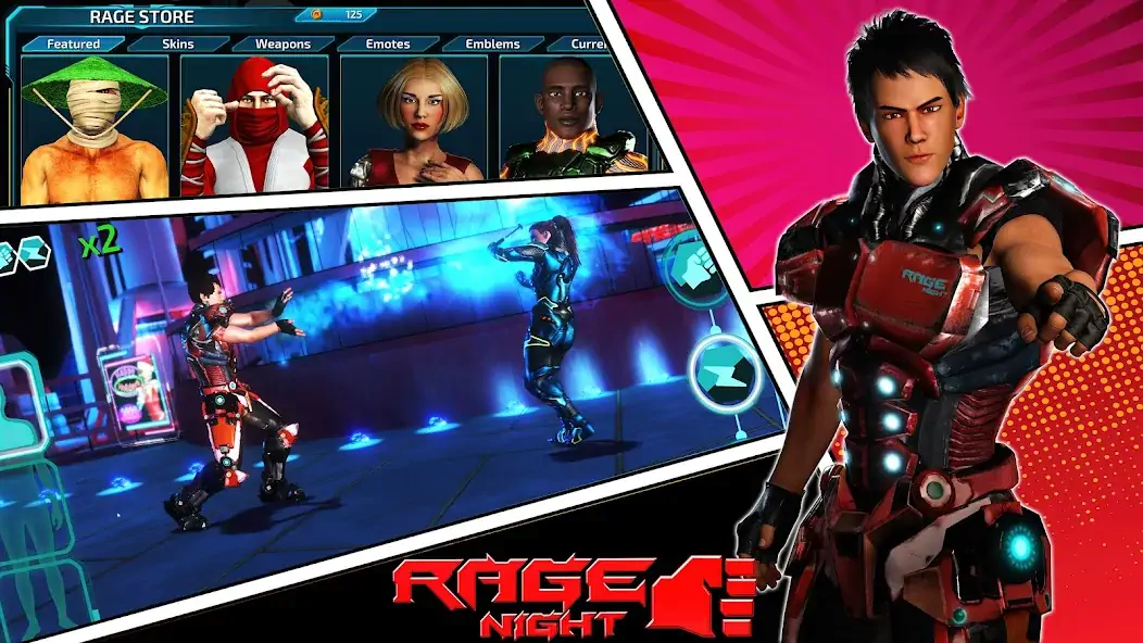 Скачать Rage Night [Взлом Бесконечные деньги] APK на Андроид