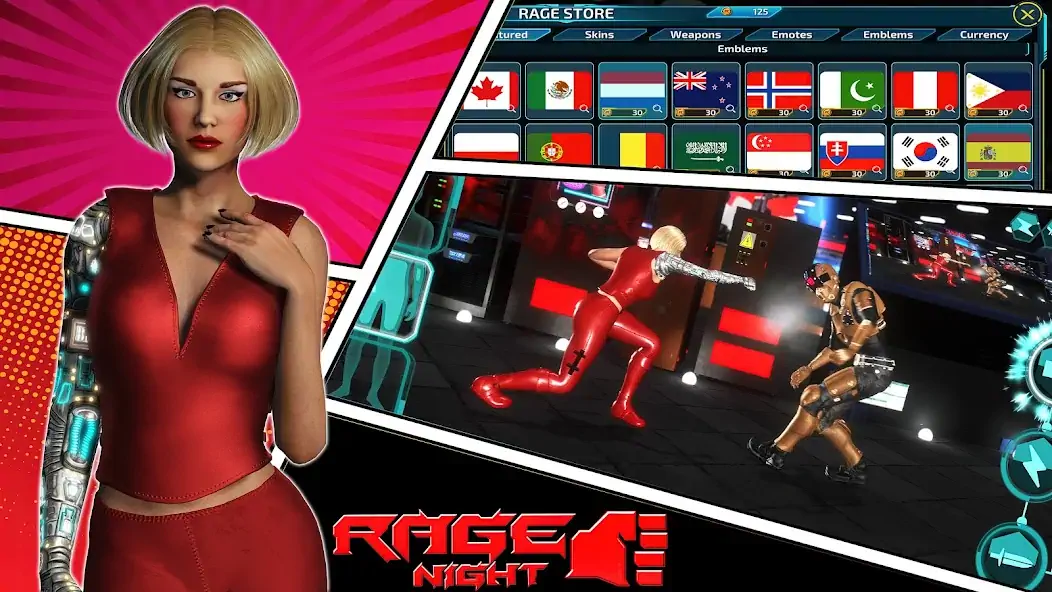 Скачать Rage Night [Взлом Бесконечные деньги] APK на Андроид