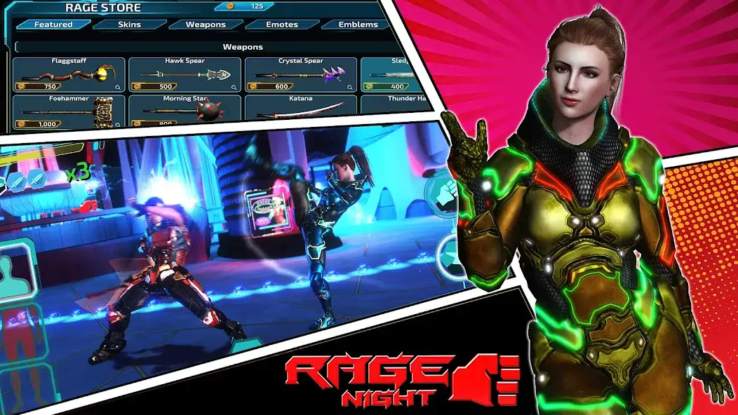 Скачать Rage Night [Взлом Бесконечные деньги] APK на Андроид