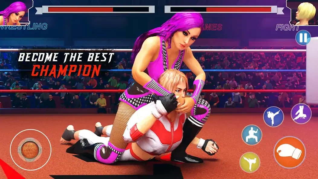 Скачать Juegos de lucha 3D Chicas 2023 [Взлом Бесконечные деньги] APK на Андроид