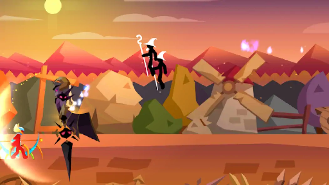 Скачать Stick Fight: Shadow Archer [Взлом Много монет] APK на Андроид