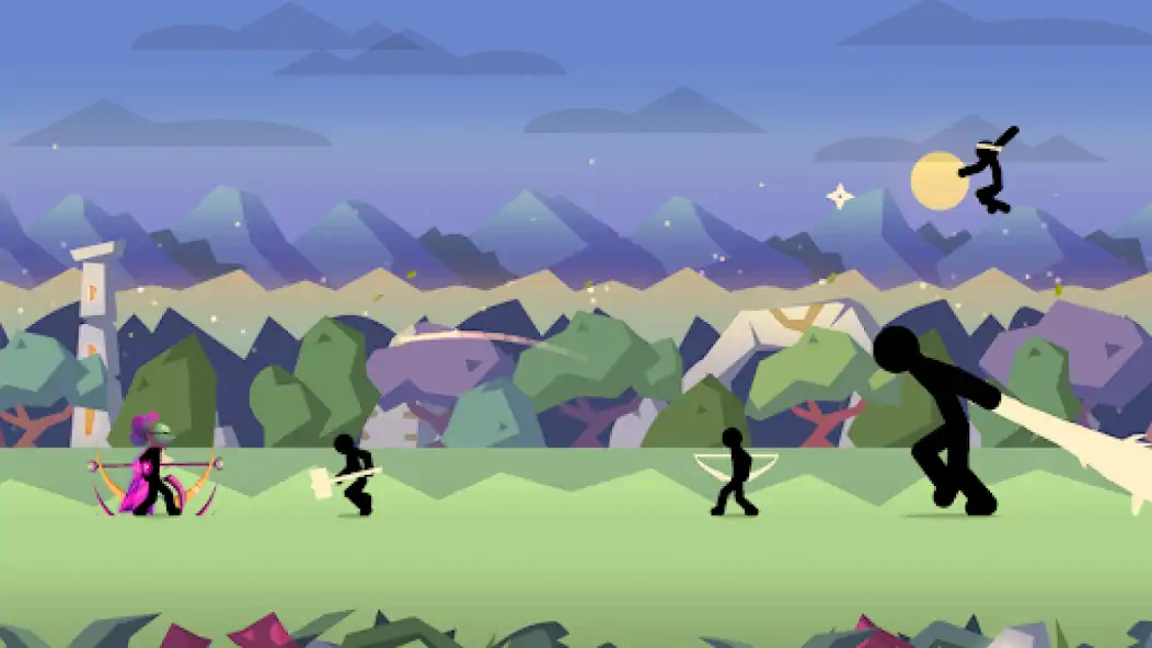 Скачать Stick Fight: Shadow Archer [Взлом Много монет] APK на Андроид