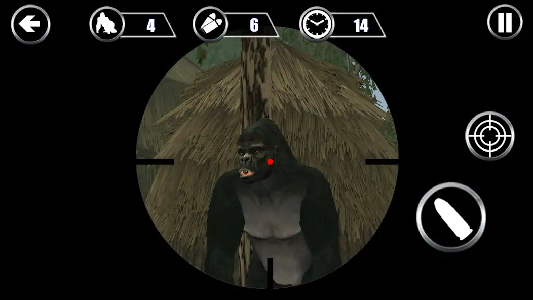 Скачать Gorilla Hunter: Охотничьи игры [Взлом Бесконечные монеты] APK на Андроид