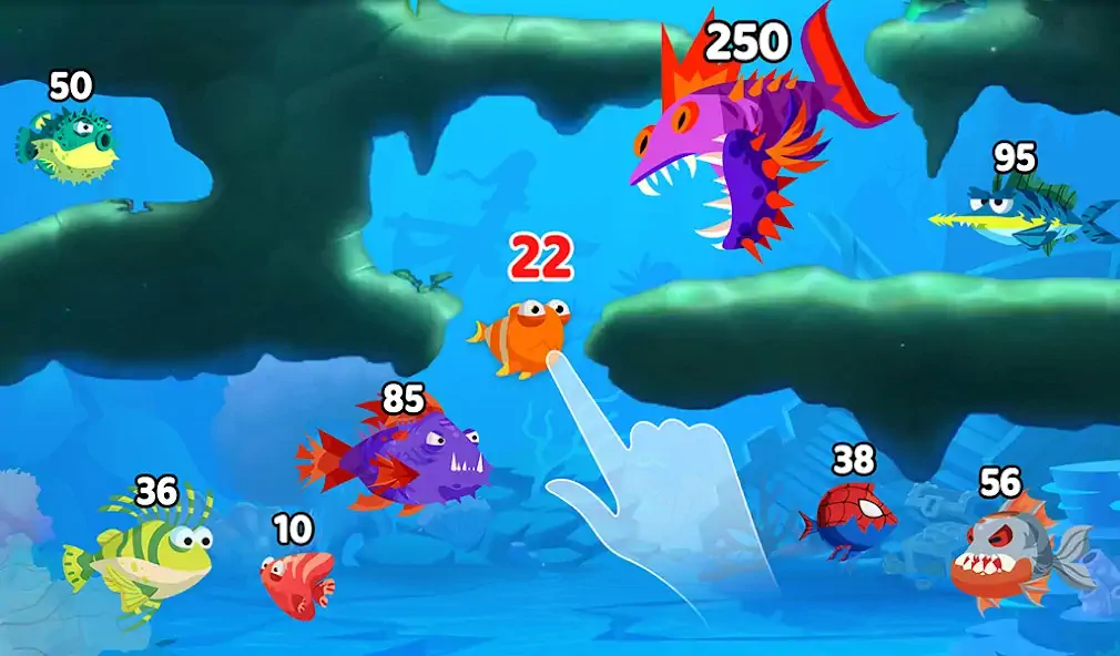 Скачать Fish Town IO: Mini Aquarium [Взлом Бесконечные деньги] APK на Андроид