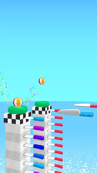 Скачать Ball Up: Knife Racing [Взлом Много монет] APK на Андроид