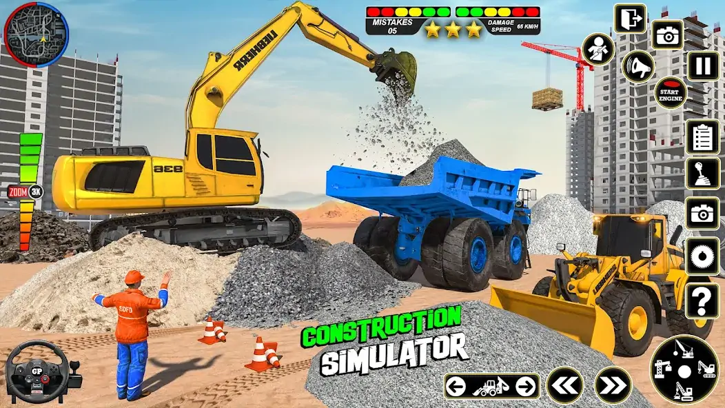 Скачать Real Road Construction Games [Взлом Бесконечные монеты] APK на Андроид