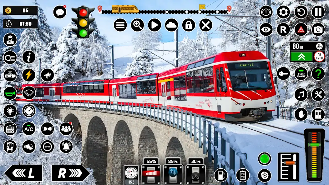 Скачать Русский Симуляторы поездов 3D [Взлом Много монет] APK на Андроид