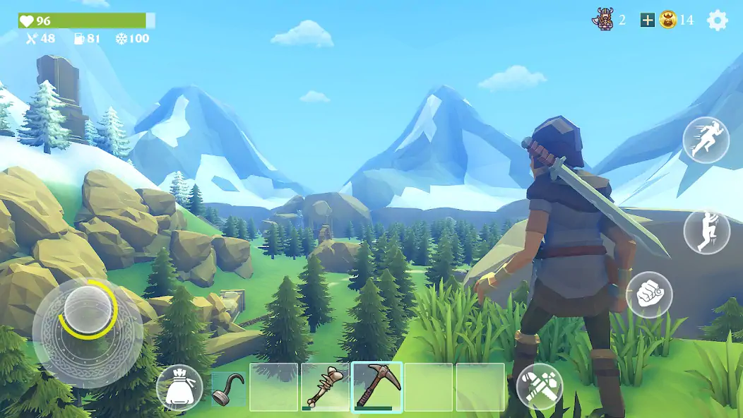 Скачать Last Viking: God of Valhalla [Взлом Много монет] APK на Андроид