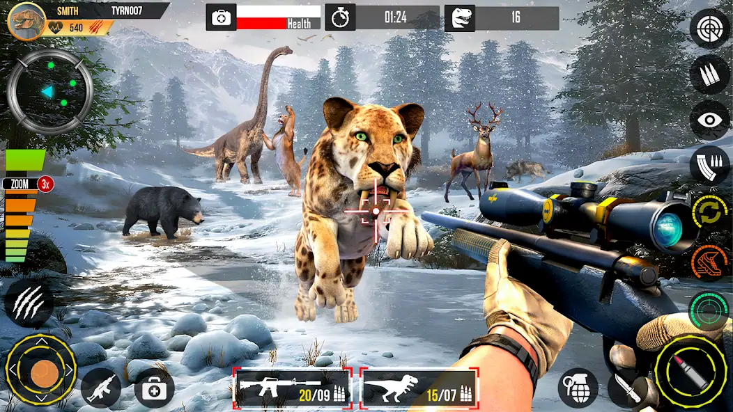 Скачать Real Dino Hunting Gun Games [Взлом Много монет] APK на Андроид