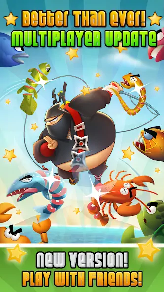 Скачать Ninja Fishing [Взлом Много монет] APK на Андроид