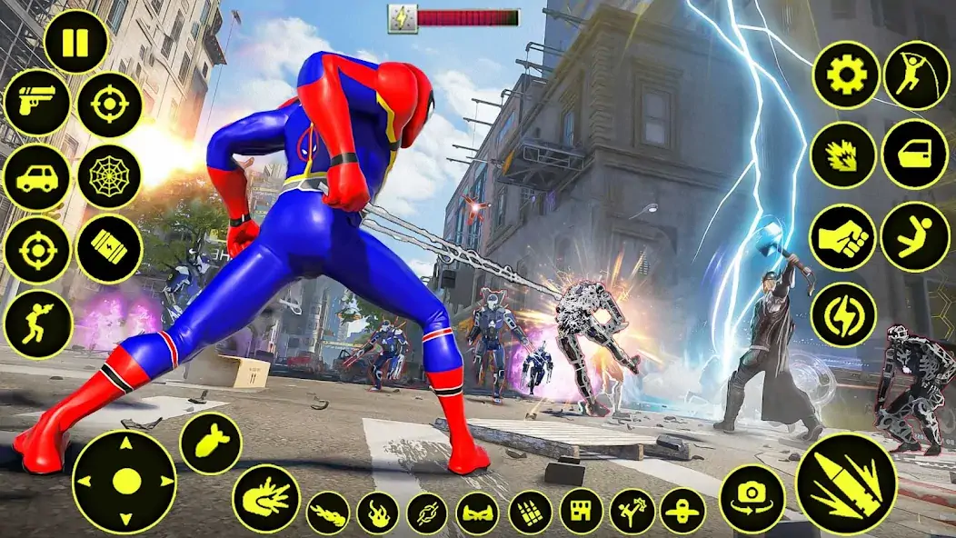 Скачать Spider Rope Hero Man Games [Взлом Много денег] APK на Андроид