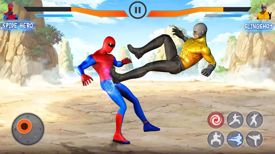 Скачать Superhero Kungfu Fighting Game [Взлом Бесконечные деньги] APK на Андроид