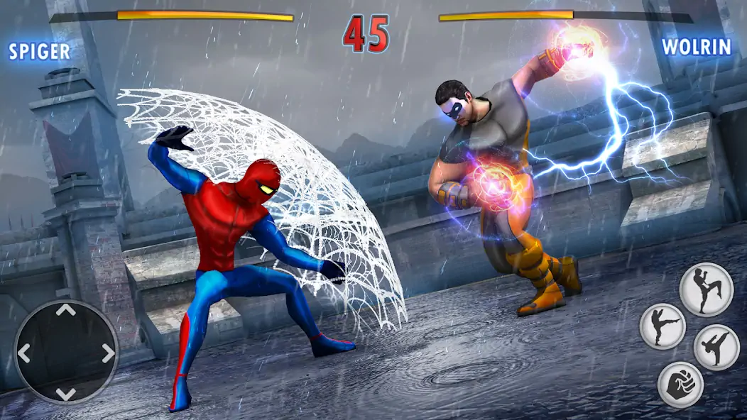 Скачать Superhero Kungfu Fighting Game [Взлом Бесконечные деньги] APK на Андроид