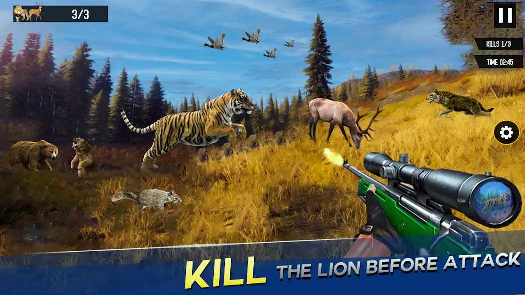 Скачать Sniper Animal Shooting Games [Взлом Много монет] APK на Андроид