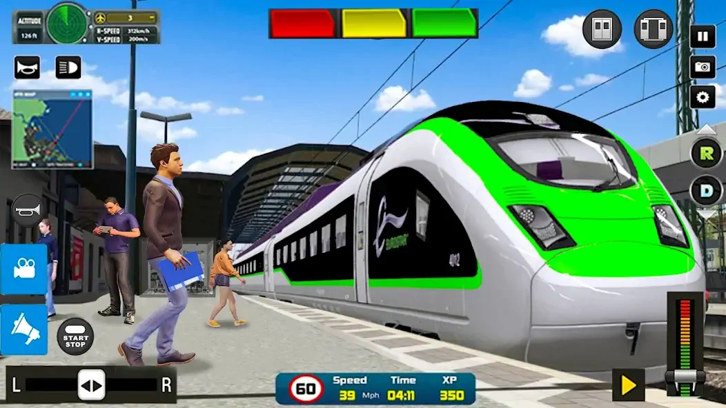 Скачать город поезд сим- поезд игры 3д [Взлом Бесконечные деньги] APK на Андроид