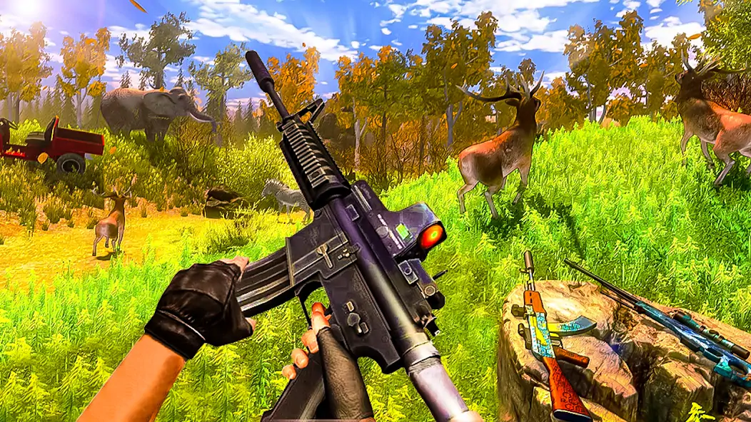 Скачать Animal Hunting -Shooting Games [Взлом Много денег] APK на Андроид