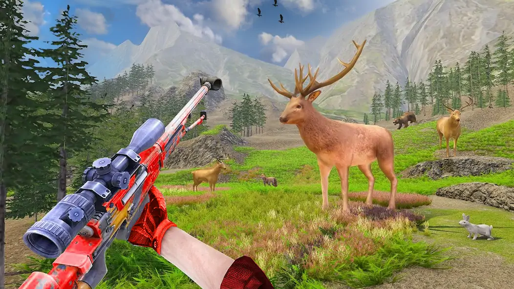 Скачать Animal Hunting -Shooting Games [Взлом Много денег] APK на Андроид