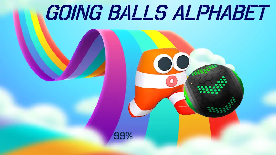 Скачать Going Balls Alphabet Rolling [Взлом Много монет] APK на Андроид