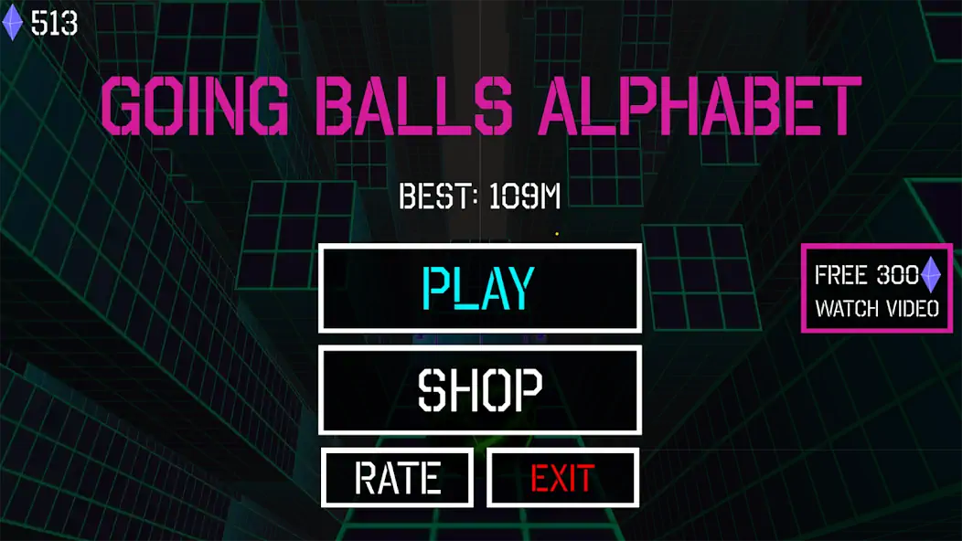 Скачать Going Balls Alphabet Rolling [Взлом Много монет] APK на Андроид