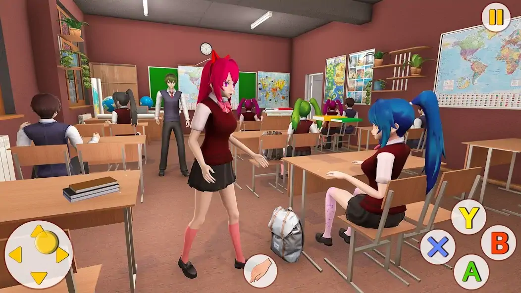 Скачать Real Girls School Simulator [Взлом Много денег] APK на Андроид