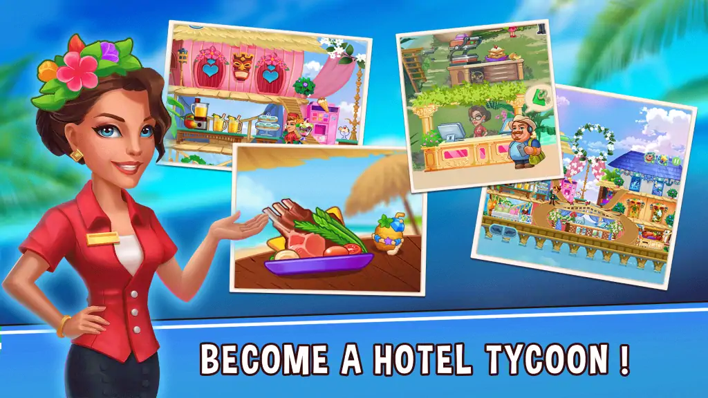 Скачать Hotel Empire Fever [Взлом Бесконечные монеты] APK на Андроид