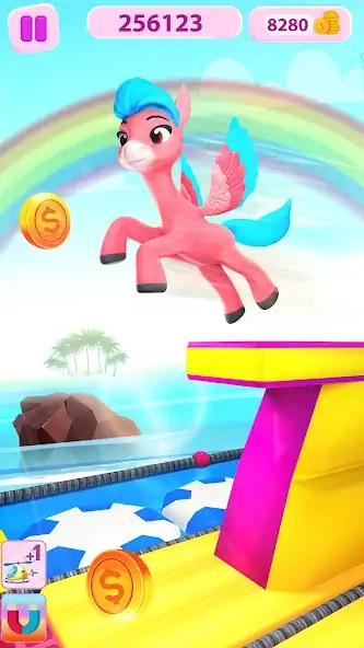 Скачать Unicorn Kingdom: Running Games [Взлом Много денег] APK на Андроид