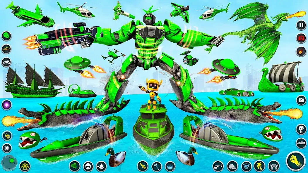 Скачать Dino Robot - Car Robot Games [Взлом Много монет] APK на Андроид