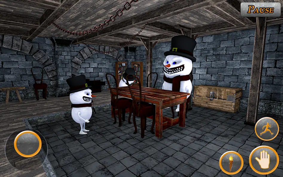 Скачать Evil Scary Snowman Games 3d [Взлом Много денег] APK на Андроид